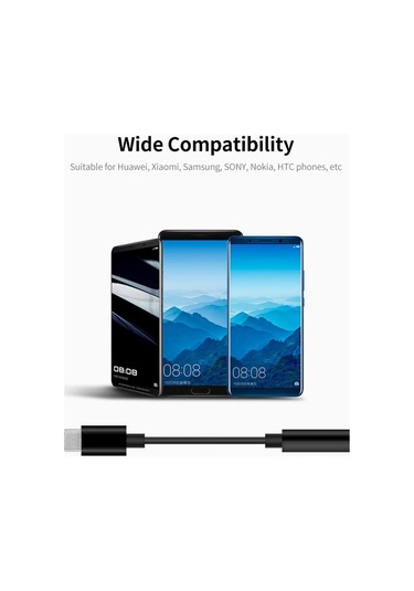 Typec - 3.5mm Kulaklık Adaptörü Usb 3.1 Typec Erkek - 3.5 Aux Ses Dişi Jak Ses Adaptörü