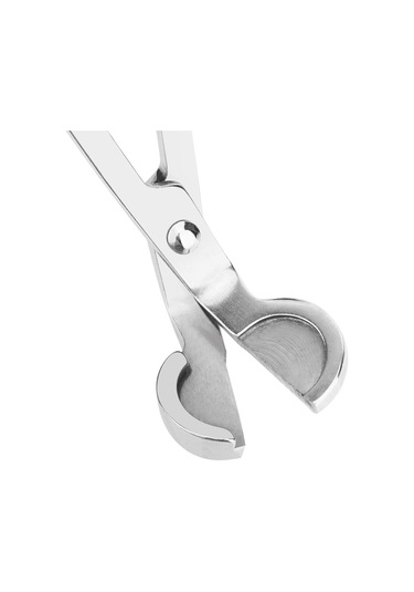 Cilalı Paslanmaz Çelik Mum Fitili Düzeltici Gümüş