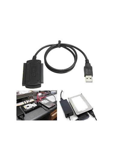 Usb Ide Sata Çevirici Dönüştürücü Hdd Ddv Rw Çevirici Adaptör