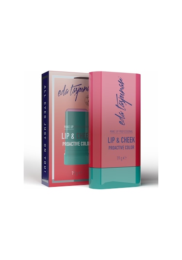 Eda Taşpınar Lip & Cheek Cream Blush Stick Proactive Color