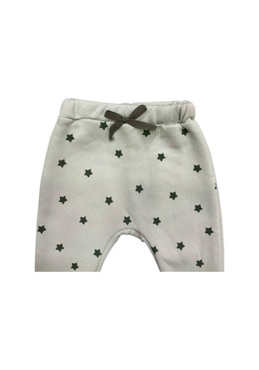 Bebek İkili The Star Kids Yazılı Şardonlu Eşofman Takım-15171 Mint