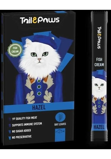 Tail Paws Hazel Balıklı Kedi Ödülü 5 x 15 G