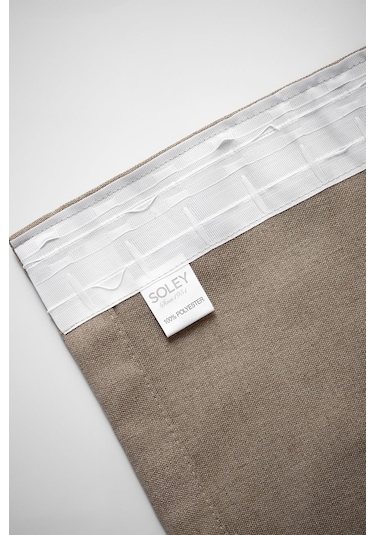 Olea 140x270 Cm 2 Adet Fon Perde Bej