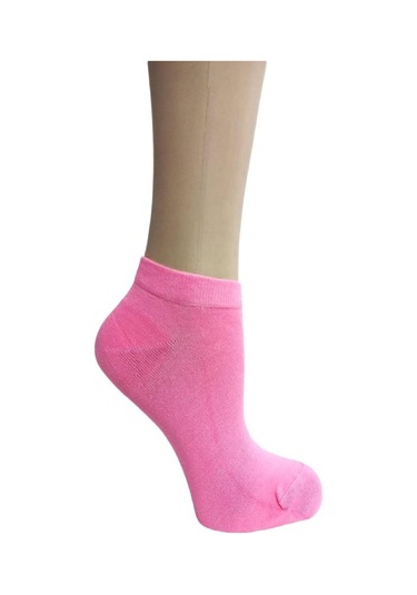 BAMBU ANTİBAKTERİYEL BİLEK ÇORAP-PEMBE Pembe