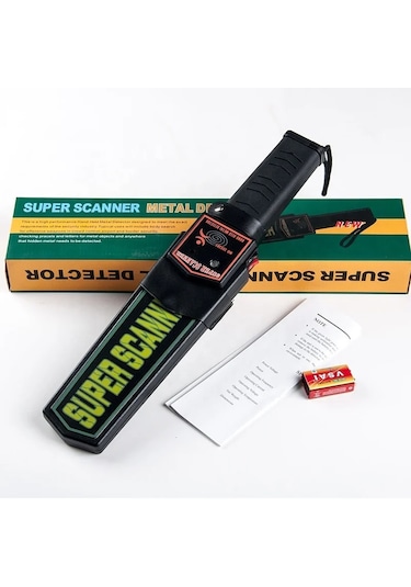 Techtic Scanner Metal Üst Arama El Dedektörü Güvenlik Havaalanı