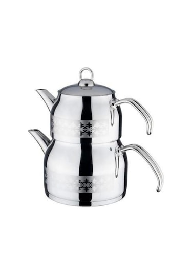 Alara Sums03 Sude Saten Aile Metal Sap Çaydanlık