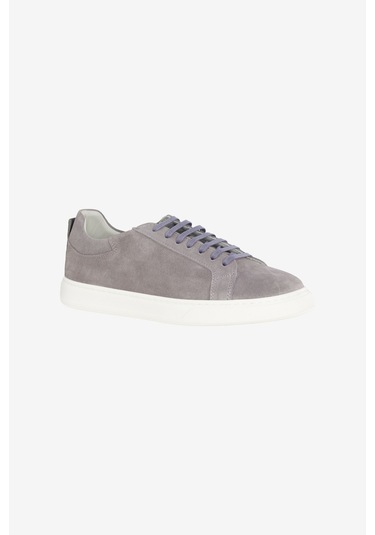 Altınyıldız Classıcs Erkek Grı %100 Deri Rahat Taban Sneaker Spor Ayakkabı Gri
