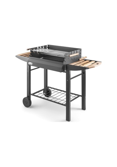 Grillia Grilchi Kömürlü Barbekü Mangal Önlük Hediyeli Siyah