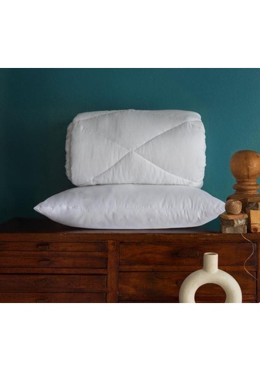 Apricitas Mikro Yorgan Seti+yastık Set T.k 115 215 Beyaz