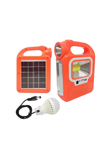 Gold Orıon Or-6399a Solar Kamp Lambası Acil Durum Işığı Şarjlı Cob Led