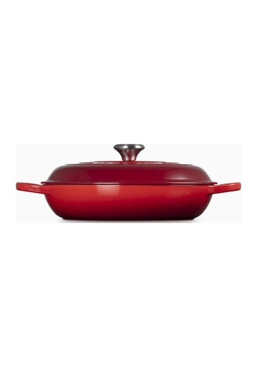 Le Creuset Gourmet Profesyonel Lüks Döküm Tencere Kırmızı 28 Cm