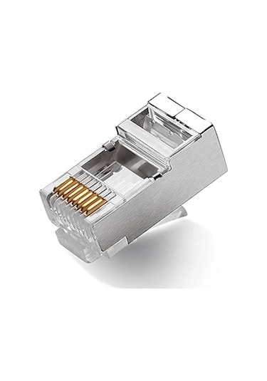 Polaxtor Plx-22168k ,rj45-8p8c Metal/kapalı Uç Ethernet Soket