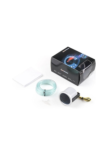 Jms Dynoracing 2 "52mm Evrensel 12 V Led Duman Len -1 0 2bar Turbo Boost Ölçer Ölçer / Turbo Boost Ölçer