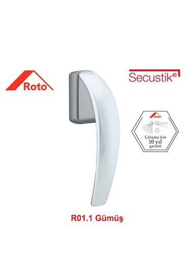 Swing Secustik Pimapen Pencere Kolu Gümüş