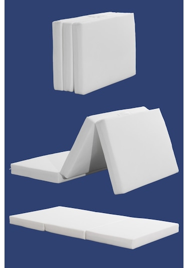 Neosleep Katlanır Yatak Yer Yatağı Misafir Yatağı Yoga Yatağı Kamp Yatağı Neo012 BEYAZ