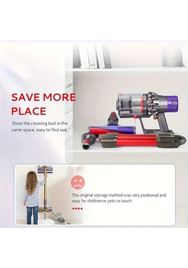 Honeybeeshop 1 Bilgisayar V7 V8 V10 V11 V15 Çubuk Süpürgeleri İçin Katlanabilir Uzatma Çubuğu Hızlı Çıkış Ve Yükseltme Uyumlu Kırmızı Aksesuar