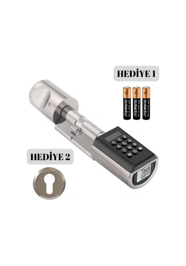 Marelli Pass Bnb Air Bnb Fonksiyonlu Şifreli Çelik Kapı Kilidi Kapı Göbeği