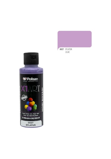 Polisan X1Art Vernikli Hobi Boyası 120Ml - 0027 Eflatun