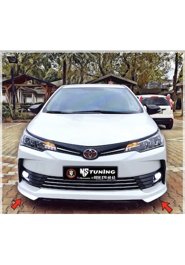 Toyota Corolla Uyumlu (2016-2018) Ön Tampon Eki