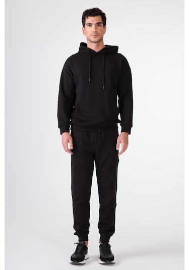 Dufy Siyah Erkek Sweatshırt - Regular Fit Siyah