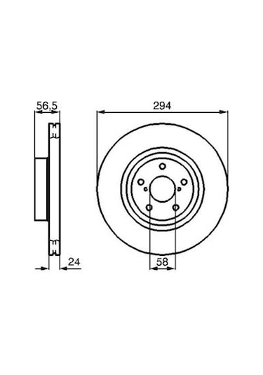 Subaru Legacy 2 0d 2007 2014 Bosch Ön Disk 2 Adet