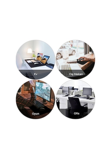 Büyük Boy Mousepad Siyah Gaming Mouse Pad 70x30 Cm