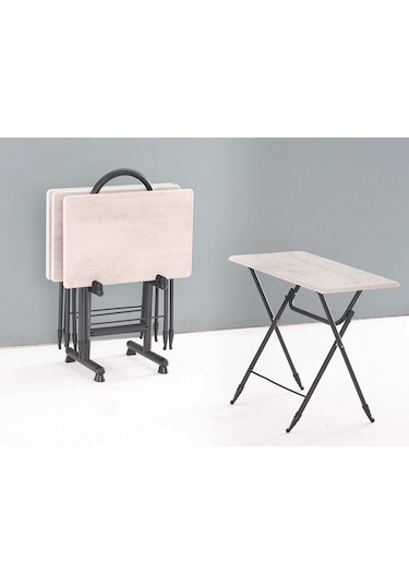 Pikma Yonca Çanta Sehpa Açik Beton