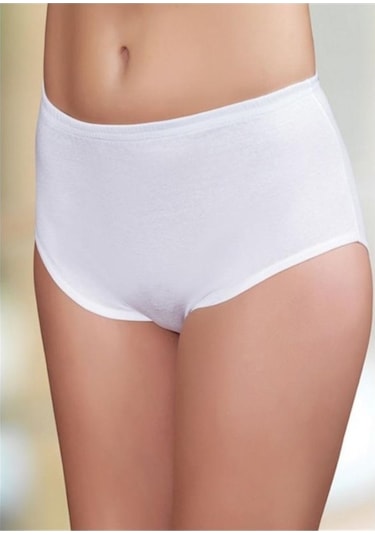 Şahinler 12'Li Kadın %100 Pamuk Yüksek Bel Külot B008