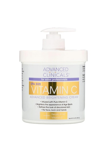 Advanced Clinicals Vitamin C Krem 454 G