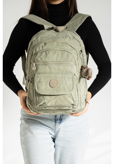 Orta Boy Sırt Çantası Ultra Hafif Çok Cepli Vizon Model: 571-3j - Vizon