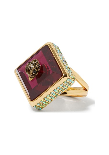 Eagle Square Cocktail Ring Kadın Yüzük 2x2x2.5 Cm Pembe