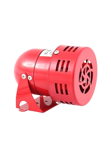 Mesan Mini Motor Siren Metal 40 W Kırmızı 220VAC MS 190.220VAC