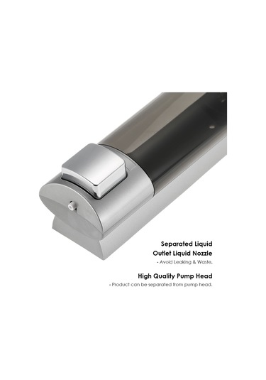 Leezsing Çift Taraflı Köpük Bantlı Manuel El Dezenfektanı Dispenseri Duvara Monte Şampuan Duş Jeli Dispenseri El Dezenfektanı 200ml