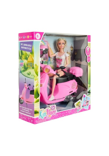Kınyear Motorsikletli Bebek Oyuncak