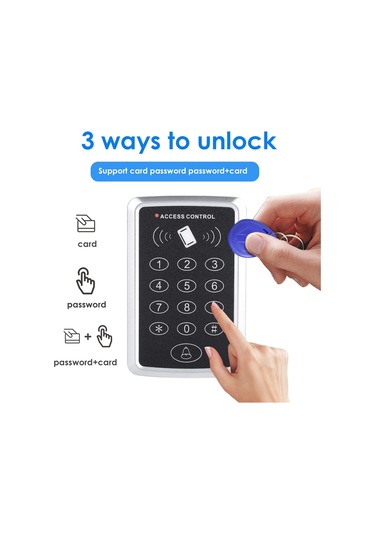 125khz Rfıd Erişim Kontrol Tuş Takımı Em Kart Okuyucu Kapı Kilidi Açacağı