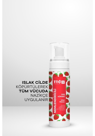 Tto -X Nemlendiricili Duş Köpüğü Çilek Rüyası 200Ml