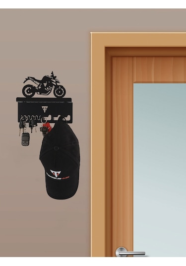 Torque-MX Metal Dekoratif Anahtar Askısı EA19 Siyah