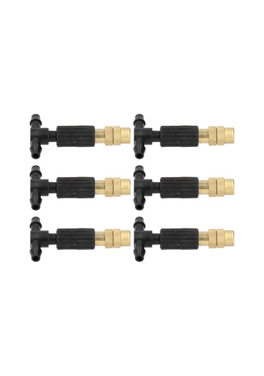 Shineyee 10 Adet Bahçe Sulama Sistemi: Bakır+plastik Halka Buharlayıcı, Üç Yollu Bağlantı, Otomatik Bitki Sulama, Çim Ve Bitkiler İçin