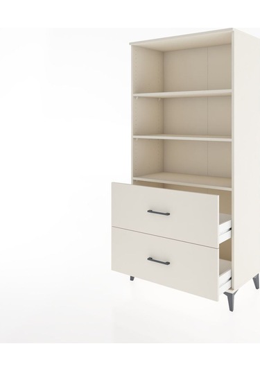 Hyperion Dolap 3 Raflı 2 Çekmeceli 88x44x182 Aytaşı-aytaşı Aytaşı