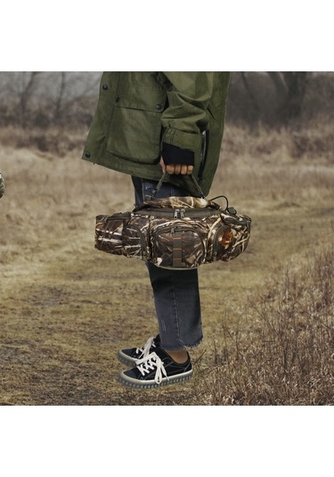 Flybuy Yürüyüşü Tutma Tırmanma Taktik Su Sırt Omuz Koşu Kamuflaj Kamuflaj Hava Göğüs Geçirmez Dağ Çok Cepli Çantası Çanta Bel Balık Avcılığı Askısı Açık Gi Kamuflaj