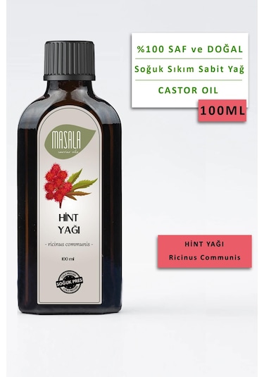 Masala Hint Yağı 100 ML  (Castor Carrier Oil)
