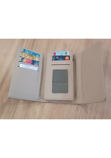 Bayan Cüzdan Kartlık Krem