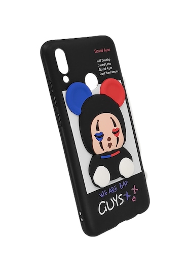 Nettech Huawei P Smart 2019 Uyumlu Three D Case Seri Arka Koruma