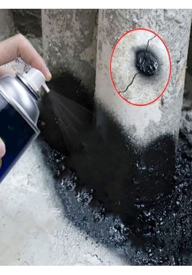 Su Geçirmez Sprey Börfh Su Sızdırmazlık Spreyi Siyah İzolasyon