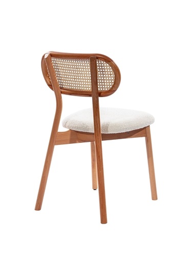 Bergen İskandinav Natural Ahşap Masa Sandalye Takımı 100x100 Natural