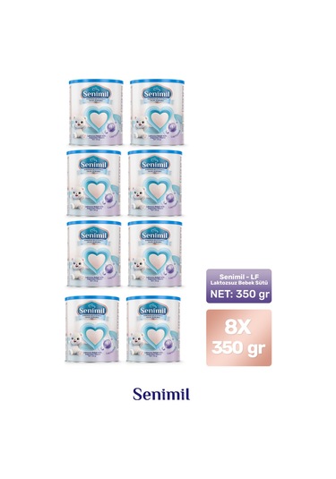 Senimil Laktozsuz Bebek Sütü 350 G 8 Adet