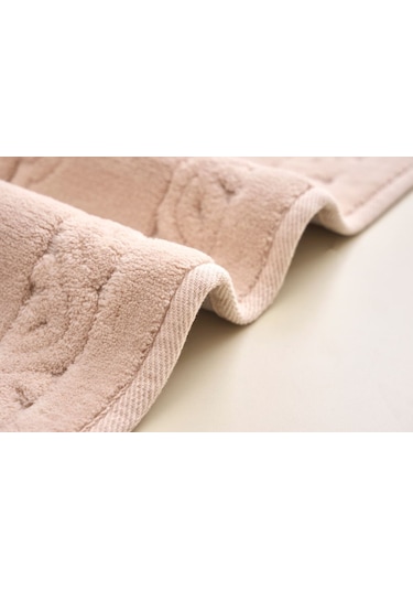 Madame Clean Pudra 2'li Pamuklu Banyo Paspas Seti Osmanlı Desen Pudra