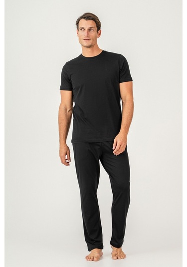 Arnetta Erkek Siyah Pijama Takımı Ar3695-s-v1 Siyah