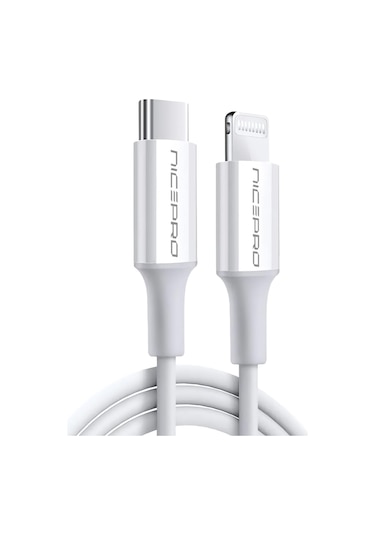Nicepro Npo CTL 12 60 W 1.2 M Tpe Type-C To Lightning Hızlı Şarj Ve Data Kablosu