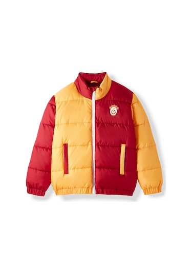 Gsstore Galatasaray Çocuk Mont C252133 Sarı - Kırmızı
